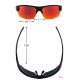 2. Okulary GOGGLE FRANK E929-3P brown demi/ yellow