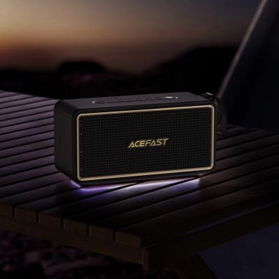 5. Głośnik bezprzewodowy Acefast K3 Ultra z podświetleniem RGB Bluetooth 5.4 - czarny