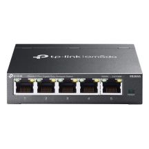 TP-Link Omada ES205G przełącznik sieciowy Zarządzany Gigabit Ethernet (10/100/1000) Czarny