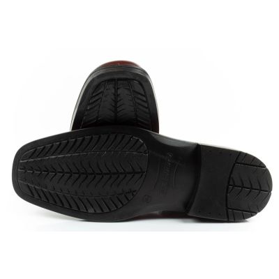 9. Skechers buty męskie sztyblety Miller-Boris eleganckie skórzane brązowe