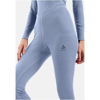 7. Spodnie Odlo BL BOTTOM long ACTIVE WARM roz. M Niebiesko-szare