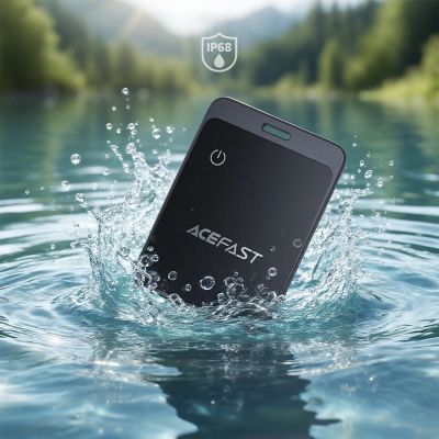 8. Lokalizator Bluetooth Acefast S3 w formie karty kompatybilny z Apple Find My - szary