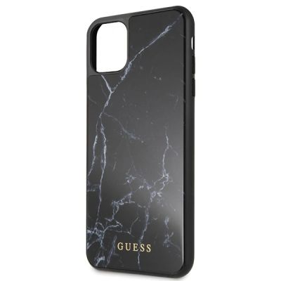 3. Etui Guess Marble na iPhone 11 Pro Max - czarne