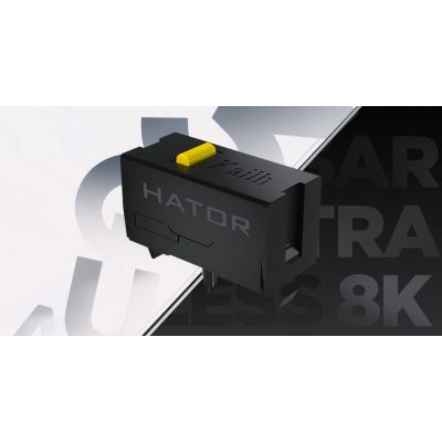 21. HATOR Quasar 3 Ultra 8K Wireless myszka Gaming Oburęczny RF Wireless + Bluetooth + USB Type-A Optyczny 30000 DPI