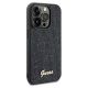 4. Etui Guess Disco Metal Script na iPhone 13 Pro / 13 - czarne