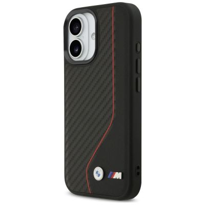 10. Etui BMW M Carbon Line & Logo MagSafe na iPhone 17 - czerwone