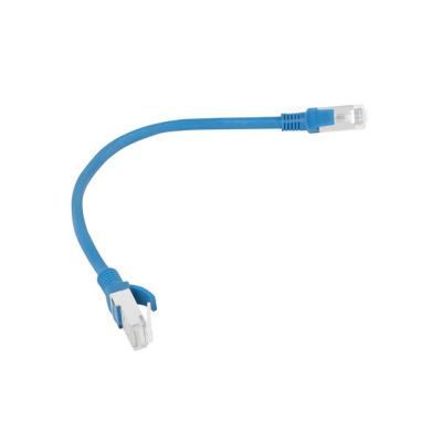 4. Kabel UTP Lanberg PCU5-10CC-0025-B (RJ45 - RJ45 ; 0,25m; UTP; kat. 5e; kolor niebieski)