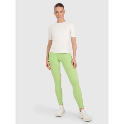 4. Koszulka treningowa slim szybkoschnąca damska 4F 4FWAW25TFTSF1518-12S