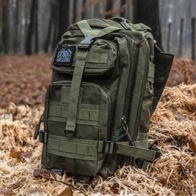 12. Plecak turystyczny Offlander Survival 25L OFF_CACC_32GN