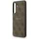 6. Etui Guess 4G Ring Classic Logo MagSafe na Samsung Galaxy S25 FE - brązowe