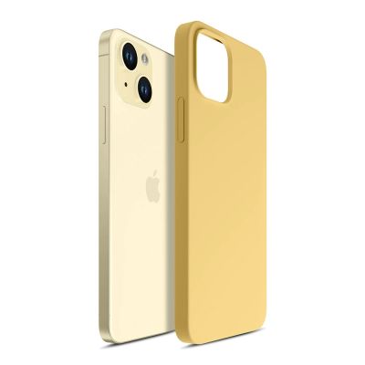 8. Etui 3mk Hardy Silicone MagCase na iPhone 15 Plus - zółte