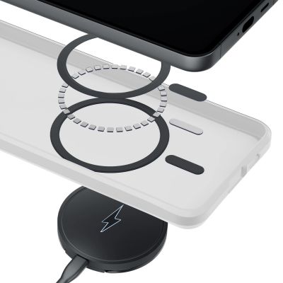 4. Etui 3mk Smoke MagCase na Samsung Galaxy S26 - białe