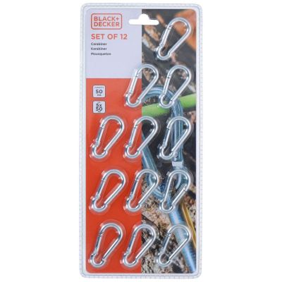 11. KARABIŃCZYK STALOWY 12SZT BLACK + DECKER