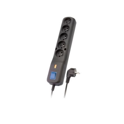 Listwa przeciwprzepięciowa Lestar LV 530W 3,0m (5 x VDE; 10 A; 3m; kolor czarny)