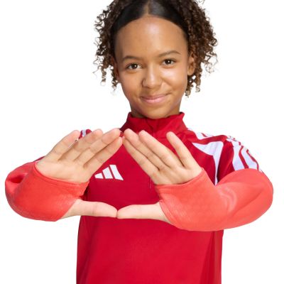 5. Bluza dla dzieci adidas Tiro 26 Competition Training Top czerwono-pomarańczowa KA7571