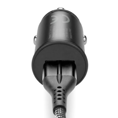5. EVERACTIVE ŁADOWARKA SAMOCHODOWA 1 X USB CZARNA + KABEL CC-15QC