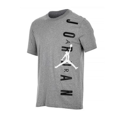 Koszulka sportowa męska Air Jordan Jumpman Graphic T-shirt szara - BV0086-091