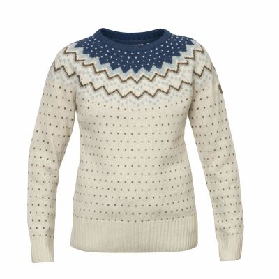 Sweter damski Fjallraven Ovik Knit Sweater - glacier green, rozmiar: m