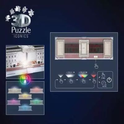 7. Ravensburger 12008031 puzzle Puzzle 3D 216 szt. Budynki