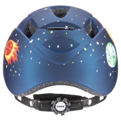 15. Kask rowerowy dziecięcy uvex kid 2 cc dk.blue rocket m.46-52 cm