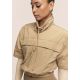 2. Kurtka damska CASALL Active Short Sleeve Track Jacket kolor piaskowy
