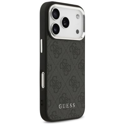 4. Etui Guess 4G Classic Logo MagSafe na iPhone 17 Pro - czarne