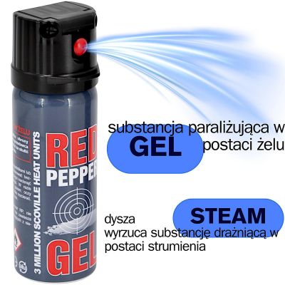 5. GAZ PIEPRZOWY GRAPHITE GEL 3MLN SHU STREAM 50ML 11050-S SHARG