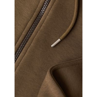 5. Bluza damska CASALL Easy Oversized Zip Hoodie kolor brązowy
