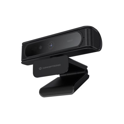 5. CONCEPTRONIC Kamera internetowa USB-A2.0 80° 1080P/30Hz FullHD + Mikrofon czarno-biały