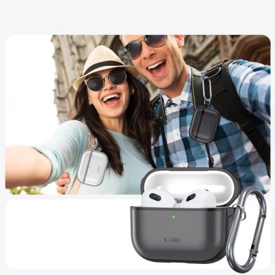 7. Etui Tech-Protect Silicone na AirPods Pro 3 - czarne matowe