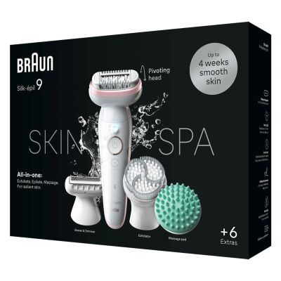 2. Braun Silk-épil 9 SkinSpa 40 pęset(y) Złoto różowe, Biały