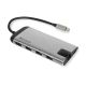 8. VERBATIM MULTIPORT USB-C 3.1, 3X USB 3.0, HDMI 4K, RJ45, SD/MICRO SD 49142