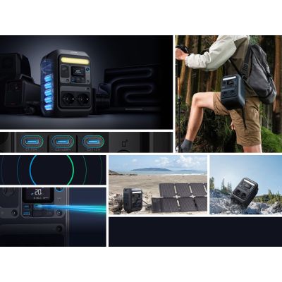 10. Przenośna stacja zasilania Anker Solix C300X 288Wh 300W