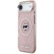 2. Etui Karl Lagerfeld IML Choupette Head Logo MagSafe na iPhone 17 Air - różowe