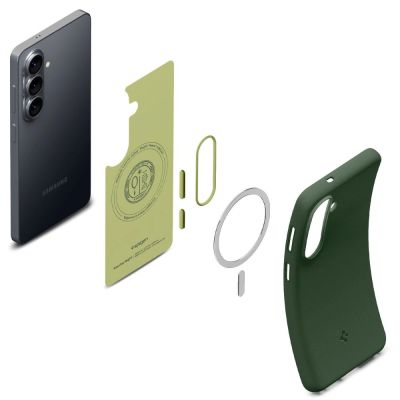 6. Etui Spigen Nano Pop Mag MagSafe na Samsung Galaxy S26 - zielone
