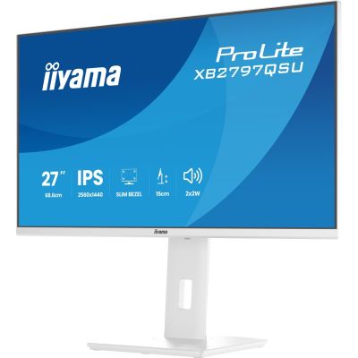 41. iiyama ProLite XB2797QSU-W1 monitor komputerowy 68,6 cm (27") 2560 x 1440 px Quad HD LED Biały