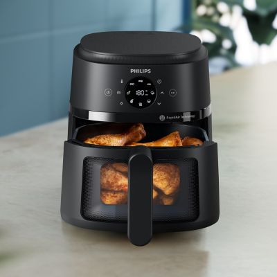 4. Philips 2000 series NA220/00 frytkownica Pojedyńczy 4,2 l Autonomiczny 1500 W Frytkownica na gorące powietrze Czarny