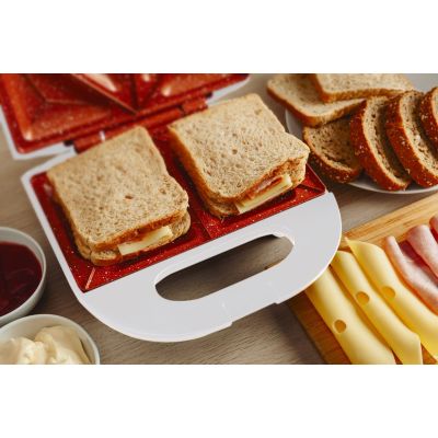 17. ELDOM OPIEKACZ DO KANAPEK ST11B RUDDY 750 W BIAŁY CERAMICZNE PŁYTY