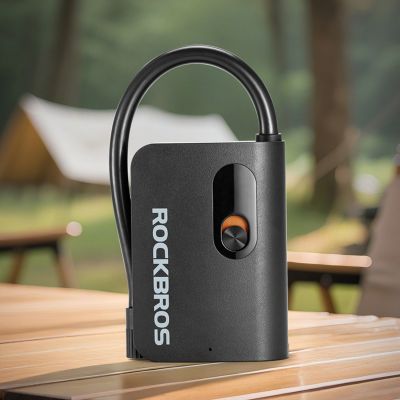 16. Pompka akumulatorowa Rockbros L1 Mini 70 psi kompresor długość węża 200 mm Schrader - czarna