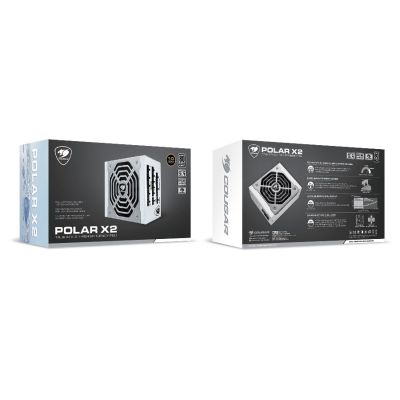 7. COUGAR Zasilacz POLAR X2 1050W ATX3.1/80 Plus Platynowy/Modułowy