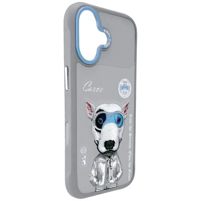 6. Etui Nimmy Cool&Cute 2.0 nag na iPhone 17 - szare