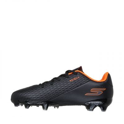 4. Buty piłkarskie dla dzieci Skechers SKX_2 czarno-pomarańczowe 252160L