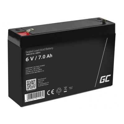 7. GREEN CELL AKUMULATOR ŻELOWY AGM12 6V 7AH
