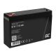 7. GREEN CELL AKUMULATOR ŻELOWY AGM12 6V 7AH