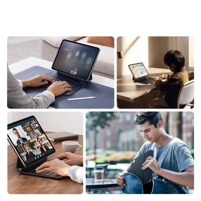6. Etui Dux Ducis Keyboard (MK Series) z klawiaturą Bluetooth na iPad Pro 11" 2024 - czarna