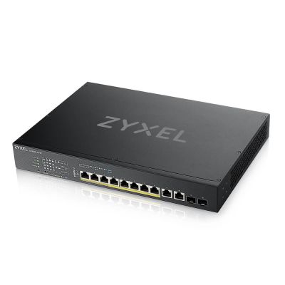 9. Switch Zyxel XS1930-12HP 12p PoE (PoE++: 8) 375W Managed Multigigabit/10G