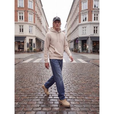 9. Jack&Jones męska bluza z kapturem JJCLEVELAND SWEAT HOOD SN 12298441 MOONBEAM