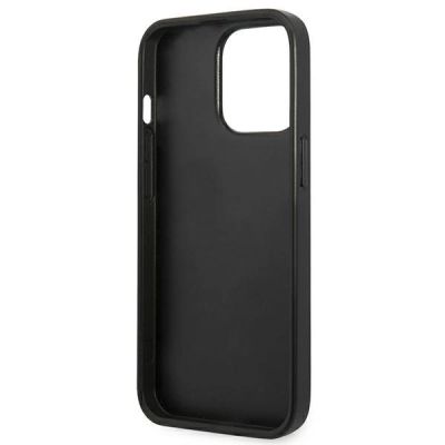 7. Etui Karl Lagerfeld Saffiano Plaque na iPhone 13 Pro Max 6,7" - srebrne