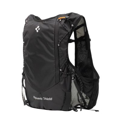 2. Kamizelka do biegania Spigen A721 Dynamic Shield L-XL z butelką soft flask 500 ml - czarna