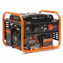 Daewoo GDA 7500DPE-3 agregat prądotwórczy 6000 W 30 l Benzynowy Pomarańczowy, Czarny